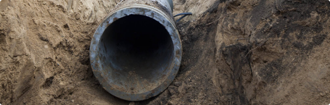open trench plumbing and sewer repair