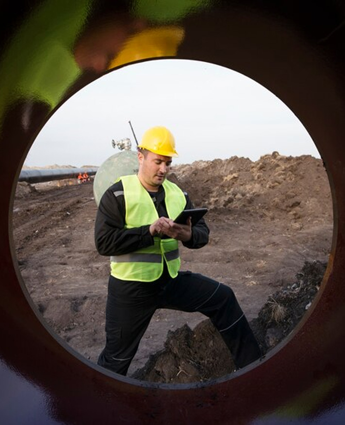 replacing sewer line