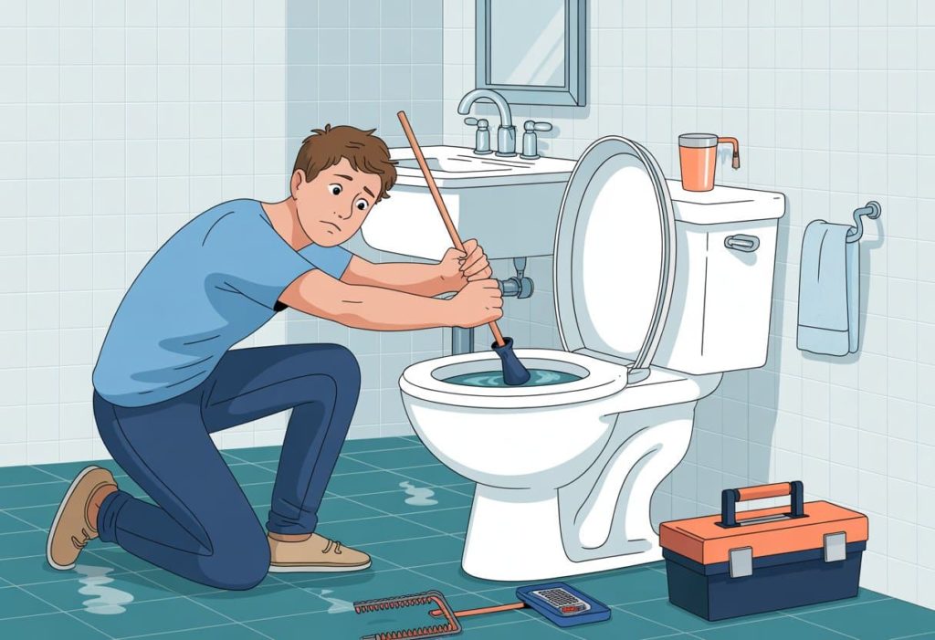 how to unplug a toilet