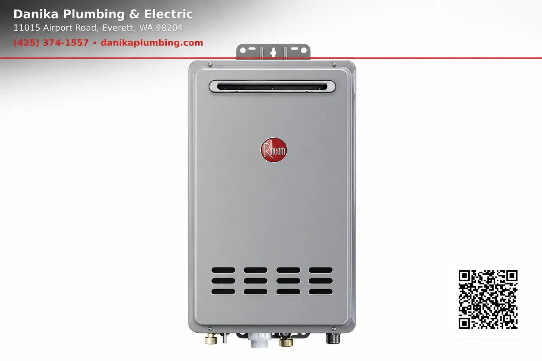 new Rheem tankless water heater