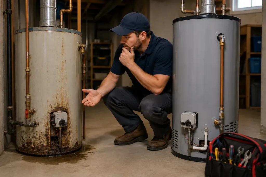 when to call a plumber for water heater Everett