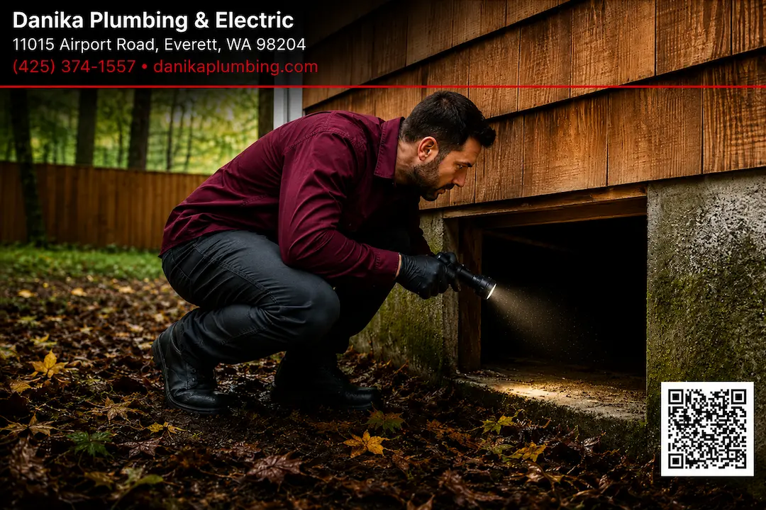 water in crawl space Everett