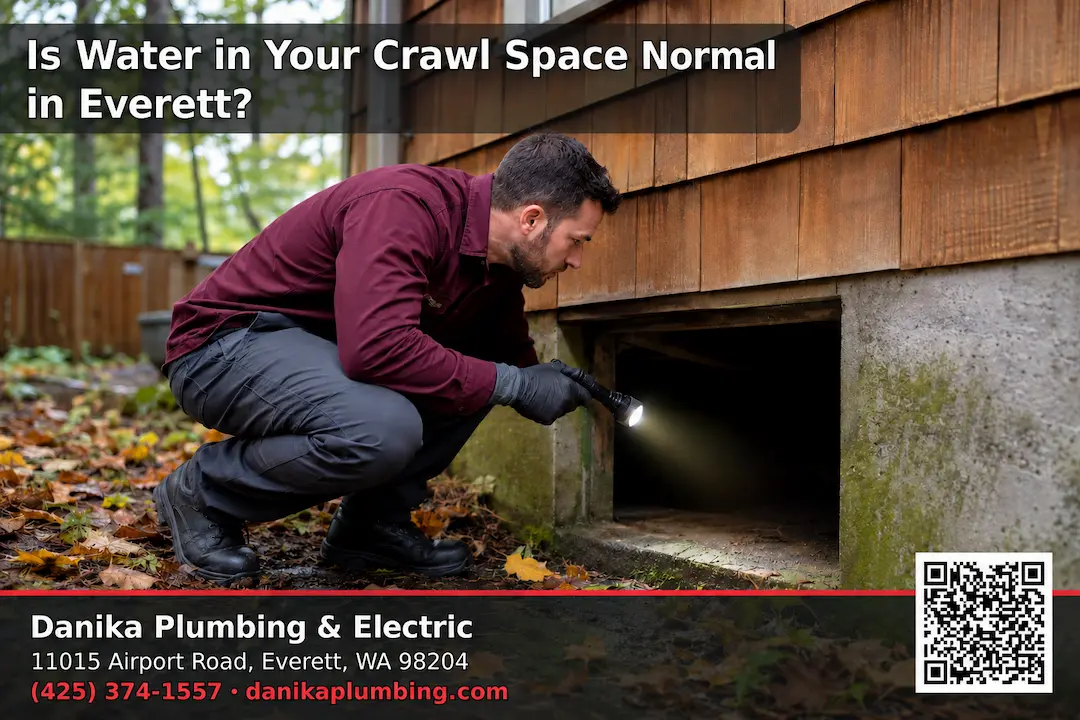 water in crawl space Everett