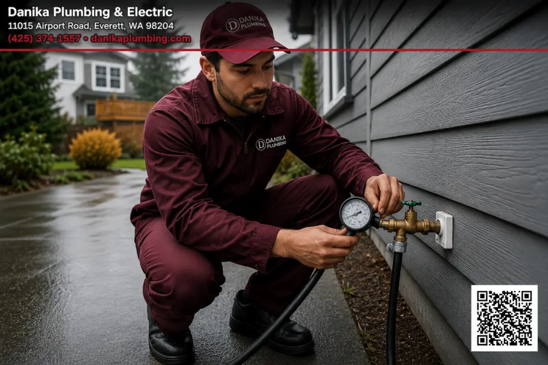 water pressure suddenly low Everett