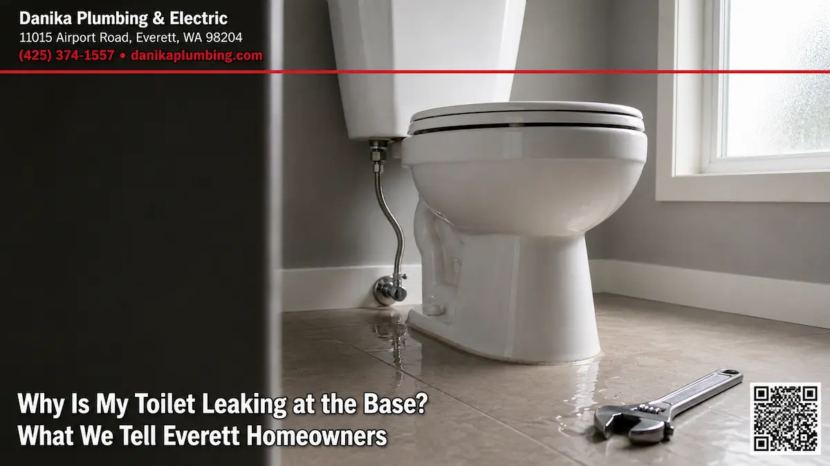toilet leaking at the base
