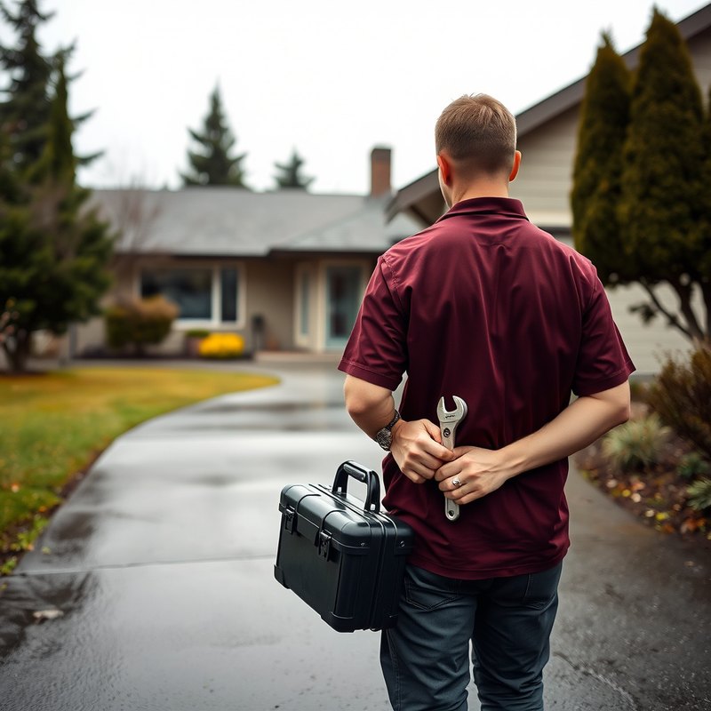 Danika plumber on a job in Edmonds WA