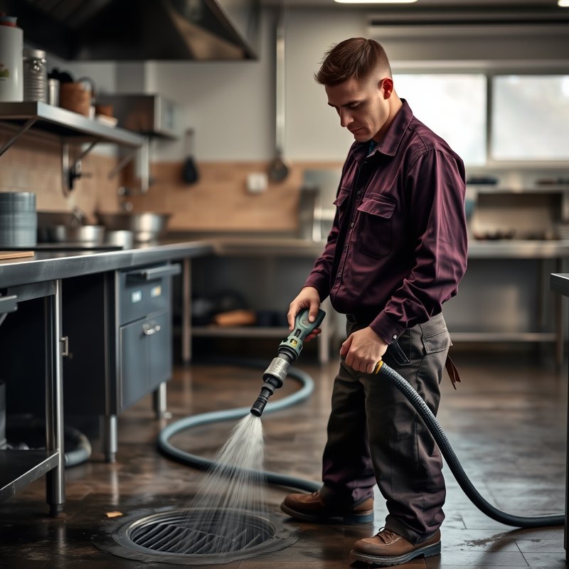 Commercial kitchen drain and grease line work in Lynnwood WA