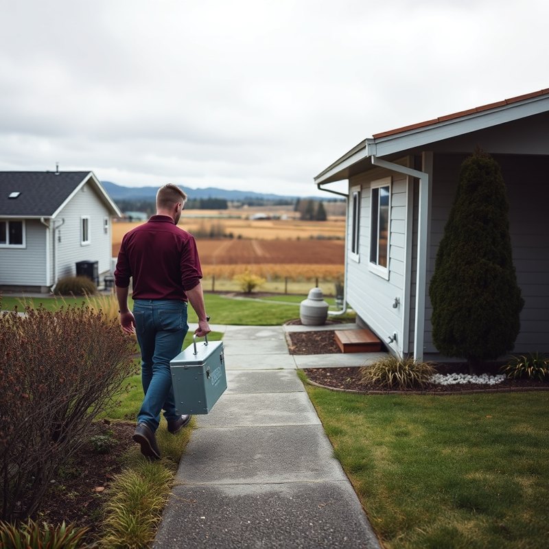 Danika plumber on a job in Marysville WA