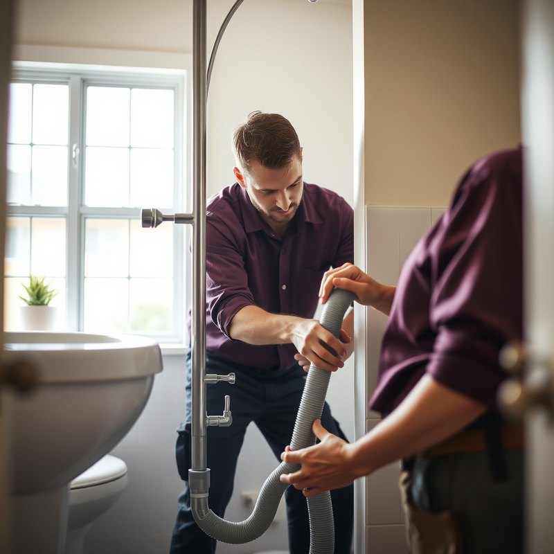 Drain and sewer service in a Mill Creek WA home