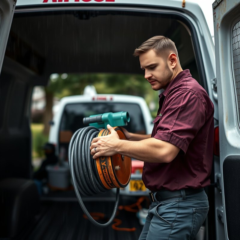 Danika plumber on a job in Shoreline WA
