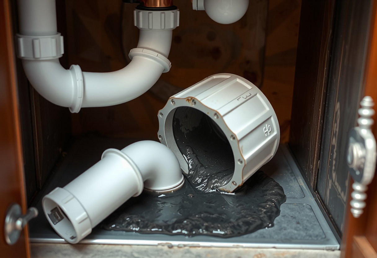 Clearing a blocked kitchen drain line at a Lake City Seattle home