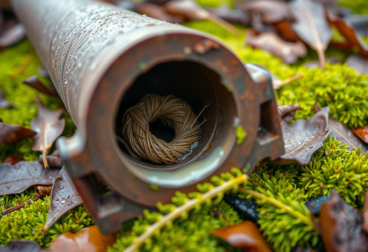 Clearing a blocked drain line at a Seattle home
